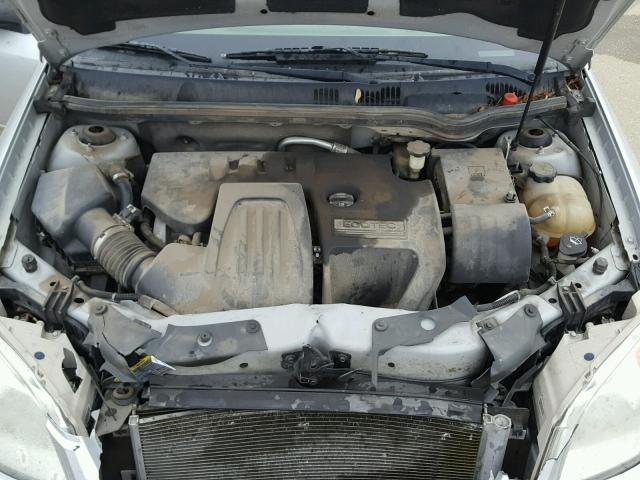 1G1AK55F777172996 - 2007 CHEVROLET COBALT LS SILVER photo 7