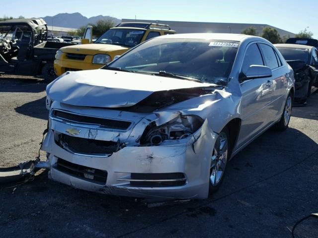 1G1ZC5EB9AF261916 - 2010 CHEVROLET MALIBU 1LT SILVER photo 2