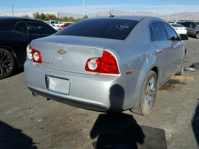 1G1ZC5EB9AF261916 - 2010 CHEVROLET MALIBU 1LT SILVER photo 4