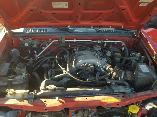 1N6ED26Y9XC301777 - 1999 NISSAN FRONTIER K RED photo 7