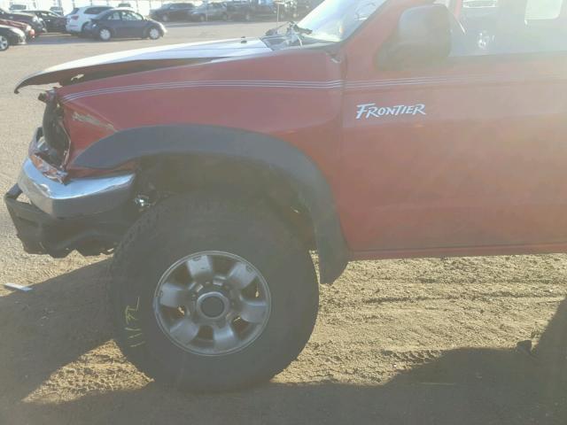 1N6ED26Y9XC301777 - 1999 NISSAN FRONTIER K RED photo 9