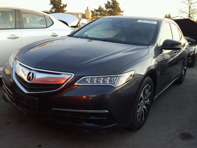 19UUB1F31FA005313 - 2015 ACURA TLX GRAY photo 2