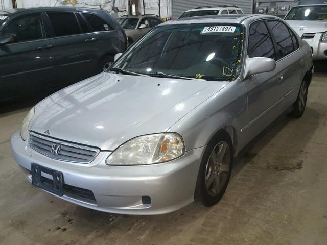 1HGEJ8544XL013339 - 1999 HONDA CIVIC EX SILVER photo 2