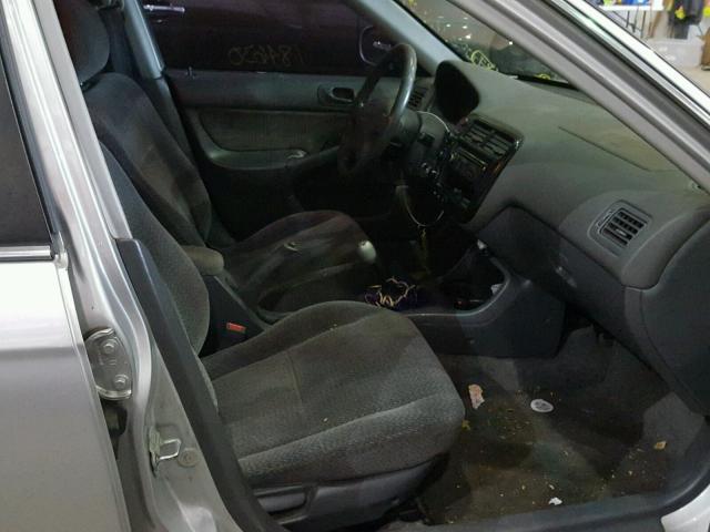 1HGEJ8544XL013339 - 1999 HONDA CIVIC EX SILVER photo 5