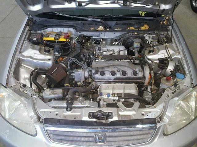 1HGEJ8544XL013339 - 1999 HONDA CIVIC EX 银色 照片 7