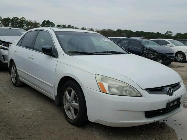 1HGCM56804A093552 - 2004 HONDA ACCORD EX WHITE photo 1