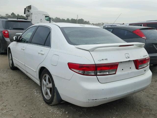 1HGCM56804A093552 - 2004 HONDA ACCORD EX WHITE photo 3