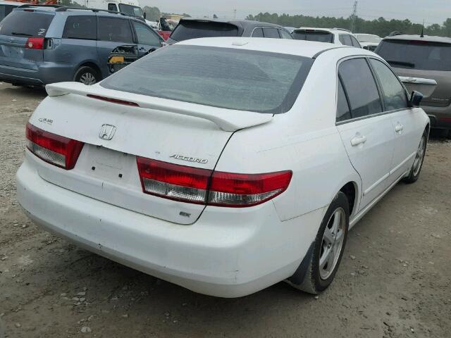 1HGCM56804A093552 - 2004 HONDA ACCORD EX WHITE photo 4