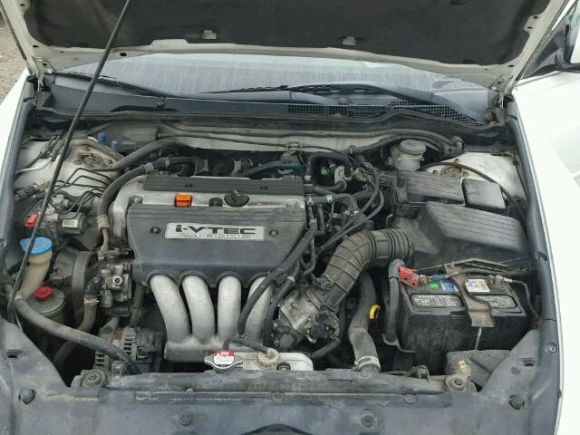 1HGCM56804A093552 - 2004 HONDA ACCORD EX WHITE photo 7