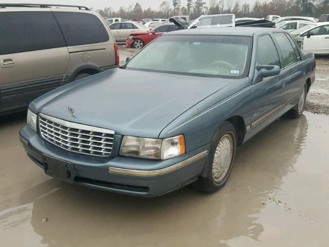 1G6KE54Y2XU803762 - 1999 CADILLAC DEVILLE DE BLUE photo 2