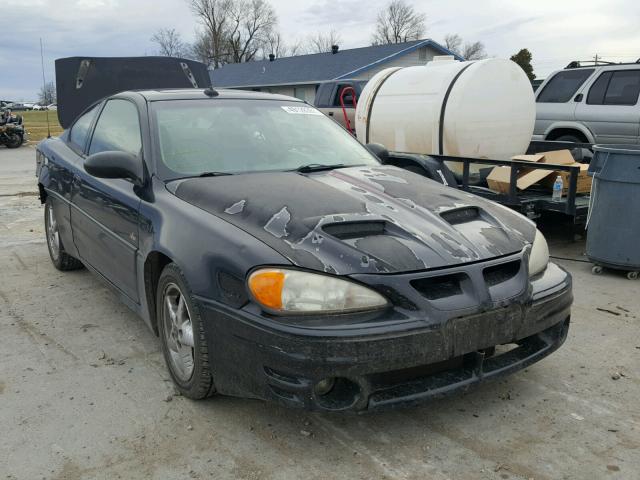 1G2NV12E23C273390 - 2003 PONTIAC GRAND AM G BLACK photo 1