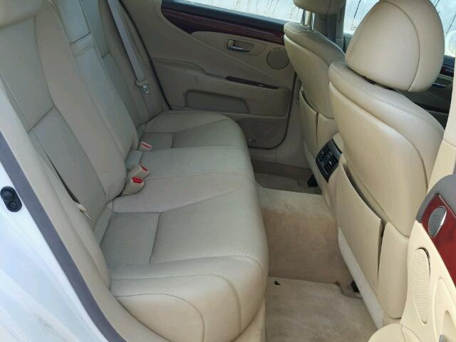 JTHBL46F575042856 - 2007 LEXUS LS 460 Biały zdjęcie 6