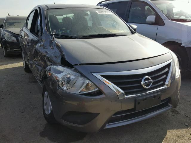 3N1CN7AP8GL817347 - 2016 NISSAN VERSA S GRAY photo 1