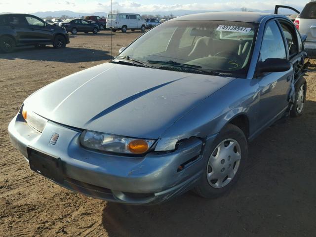 1G8ZG52861Z341137 - 2001 SATURN SL1 BLUE photo 2