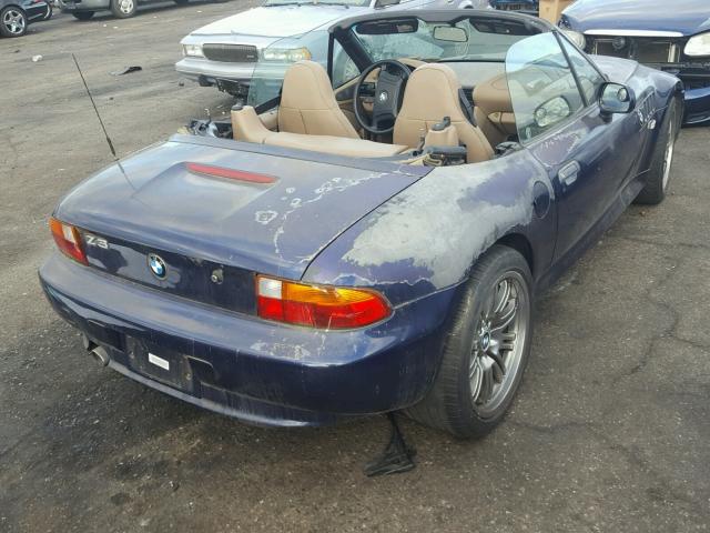 4USCH7326VLB80390 - 1997 BMW Z3 1.9 BLUE photo 4