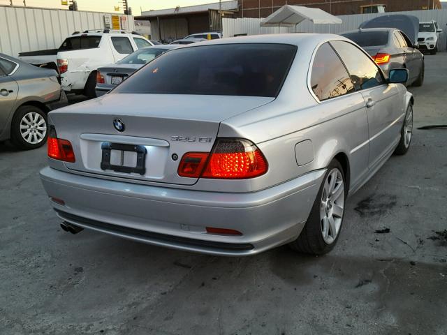 WBABN73463PJ15146 - 2003 BMW 325 CI SILVER photo 4