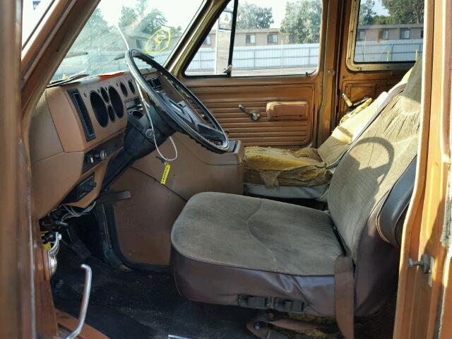 0000CGL1590182589 - 1979 CHEVROLET G10 BROWN photo 5