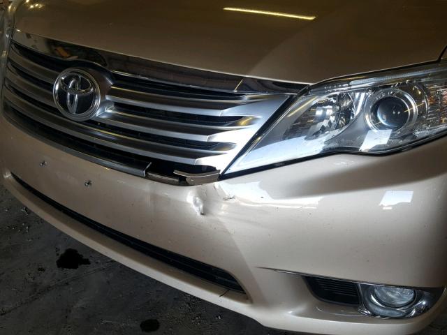 4T1BK3DB3BU413540 - 2011 TOYOTA AVALON BAS Қоңыр фото 9