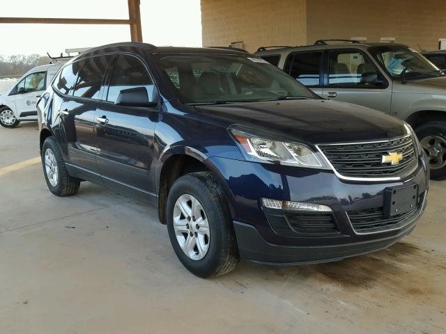 1GNKRFKD7FJ194358 - 2015 CHEVROLET TRAVERSE L BLUE photo 1