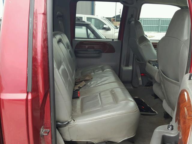 1FTNW21L03EC68255 - 2003 FORD F250 SUPER RED photo 6