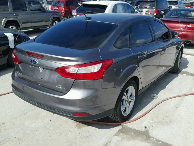 1FADP3F24EL410464 - 2014 FORD FOCUS SE GRAY photo 4