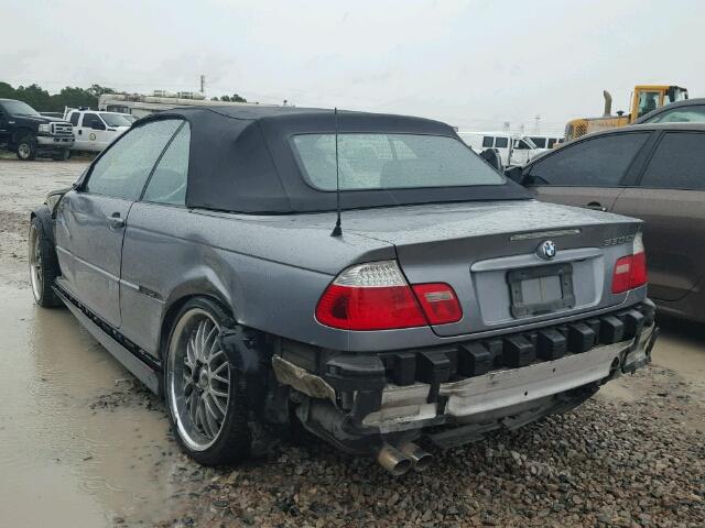 WBABW53404PL47857 - 2004 BMW 330 CI SILVER photo 3