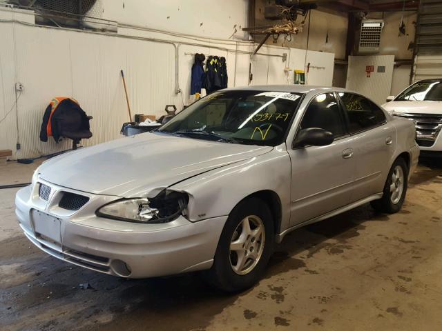 1G2NF52E84C253179 - 2004 PONTIAC GRAND AM S SILVER photo 2