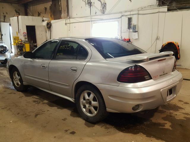 1G2NF52E84C253179 - 2004 PONTIAC GRAND AM S SILVER photo 3