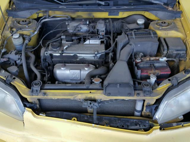 JA3AJ86E53U063576 - 2003 MITSUBISHI LANCER OZ YELLOW photo 7