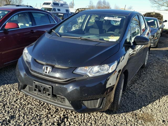 JHMGK5H57HS006933 - 2017 HONDA FIT LX BLACK photo 2