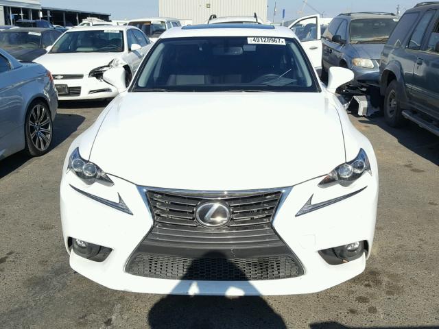 JTHBF1D21F5080816 - 2015 LEXUS IS 250 WHITE photo 9