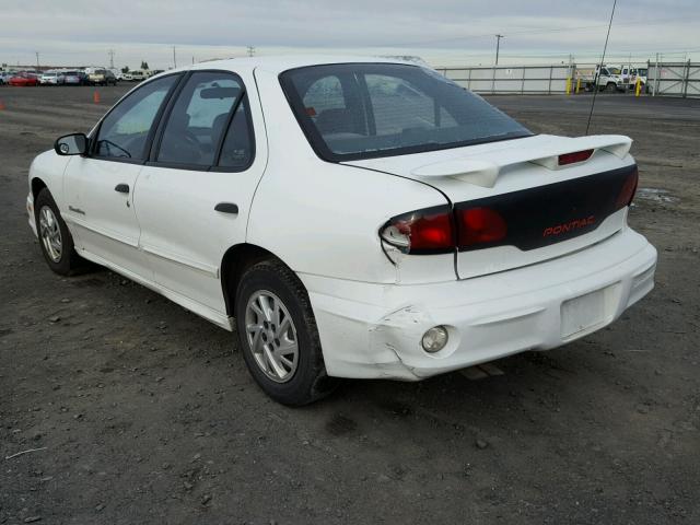 1G2JB524917368069 - 2001 PONTIAC SUNFIRE SE WHITE photo 3