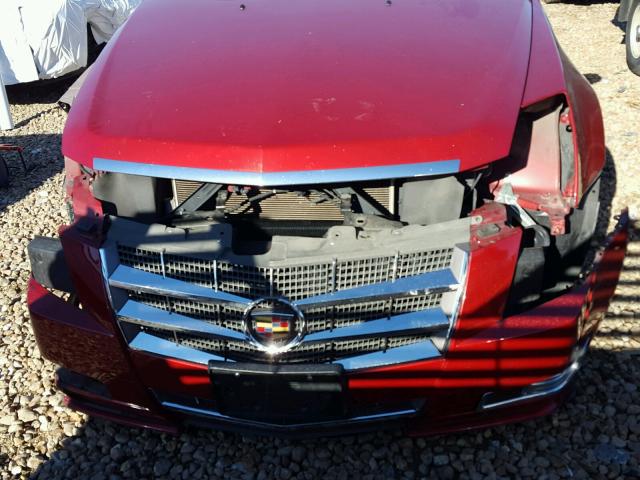 1G6DF8EG6A0116103 - 2010 CADILLAC CTS LUXURY RED photo 9