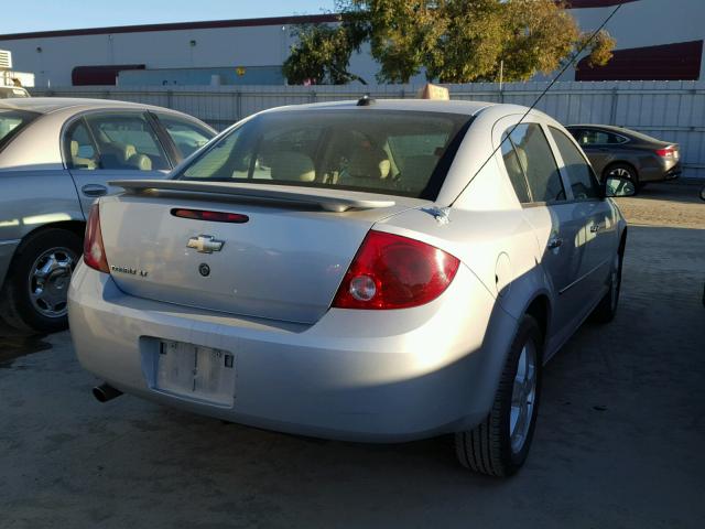 1G1AZ52F157623739 - 2005 CHEVROLET COBALT LT SILVER photo 4