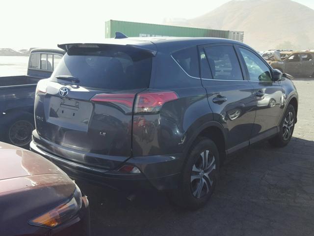 2T3ZFREV4HW390056 - 2017 TOYOTA RAV4 LE GRAY photo 4