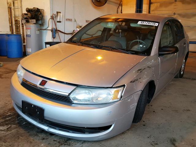 1G8AG52F63Z186068 - 2003 SATURN ION LEVEL SILVER photo 2