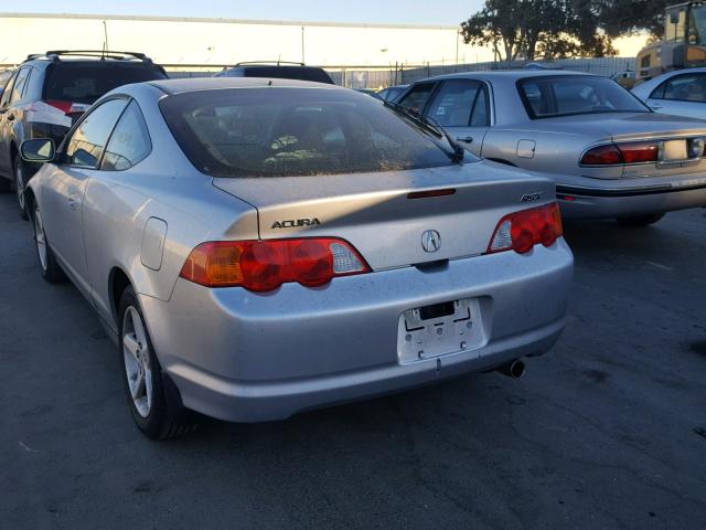 JH4DC548X4S011005 - 2004 ACURA RSX SILVER photo 3