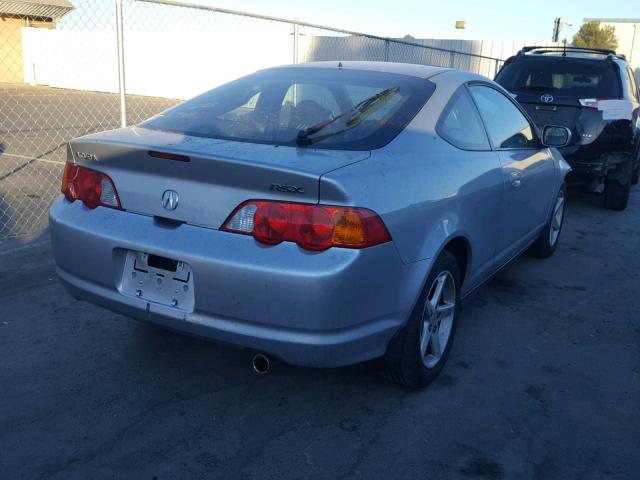 JH4DC548X4S011005 - 2004 ACURA RSX SILVER photo 4