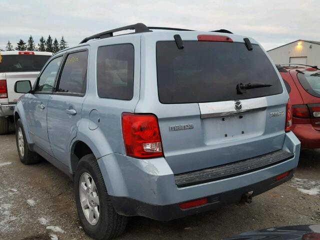 4F2CZ06168KM03015 - 2008 MAZDA TRIBUTE S BLUE photo 3