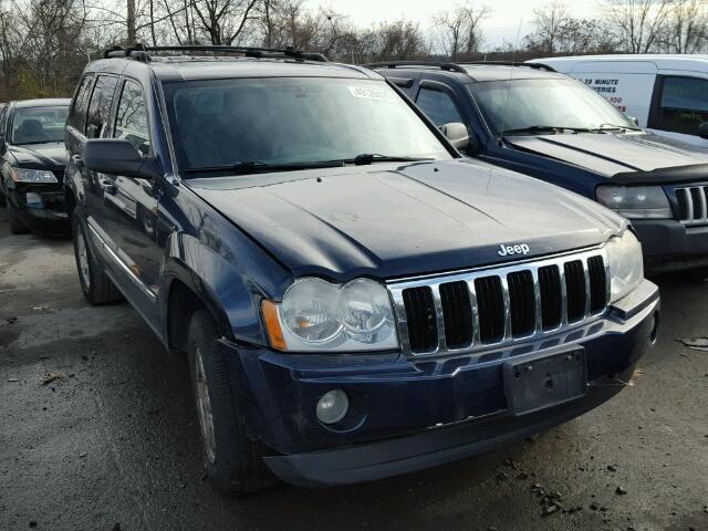 1J8HR58N15C649343 - 2005 JEEP GRAND CHER BLUE photo 1