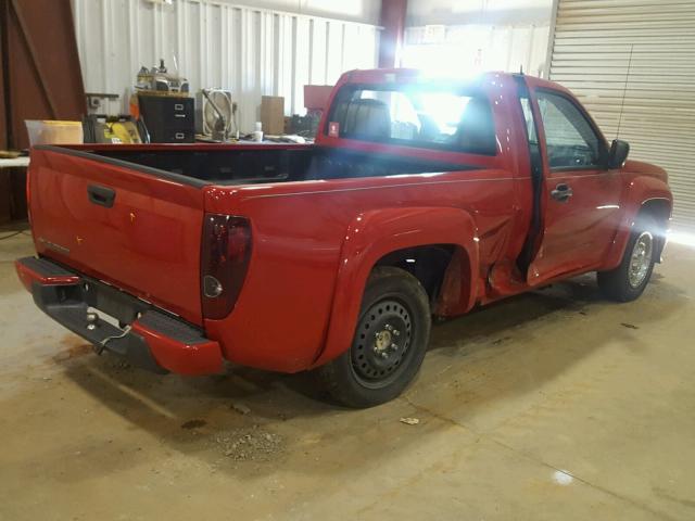 1GCCSBF95B8102746 - 2011 CHEVROLET COLORADO RED photo 4