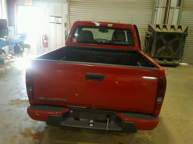 1GCCSBF95B8102746 - 2011 CHEVROLET COLORADO RED photo 6