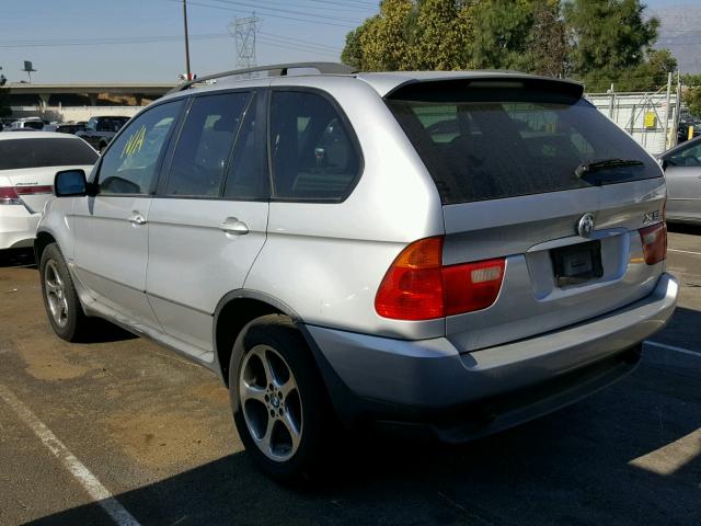 5UXFA53553LV81749 - 2003 BMW X5 3.0I SILVER photo 3