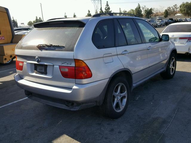 5UXFA53553LV81749 - 2003 BMW X5 3.0I SILVER photo 4