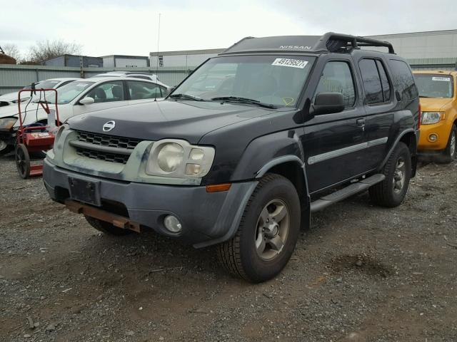 5N1ED28Y72C551121 - 2002 NISSAN XTERRA XE BLACK photo 2