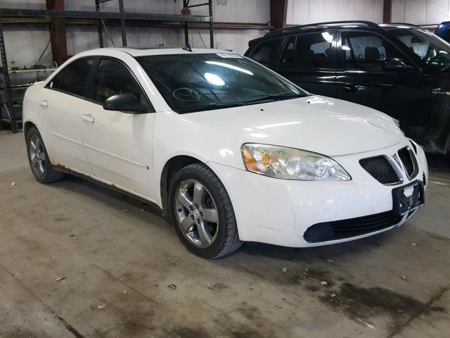 1G2ZH57N684117072 - 2008 PONTIAC G6 GT WHITE photo 1