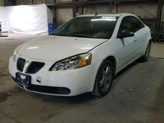 1G2ZH57N684117072 - 2008 PONTIAC G6 GT WHITE photo 2