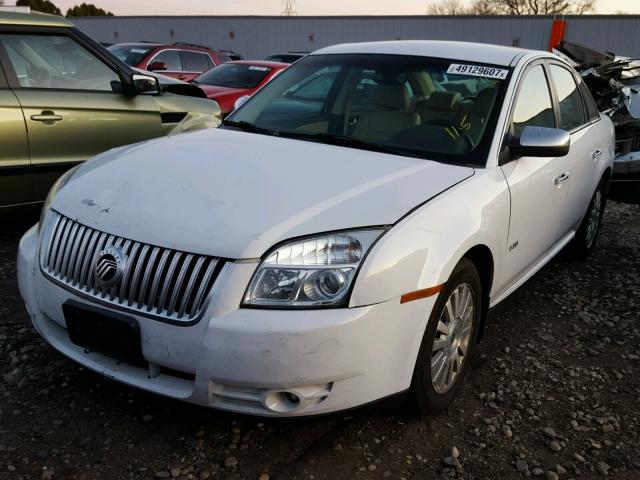 1MEHM40W68G617956 - 2008 MERCURY SABLE LUXU WHITE photo 2