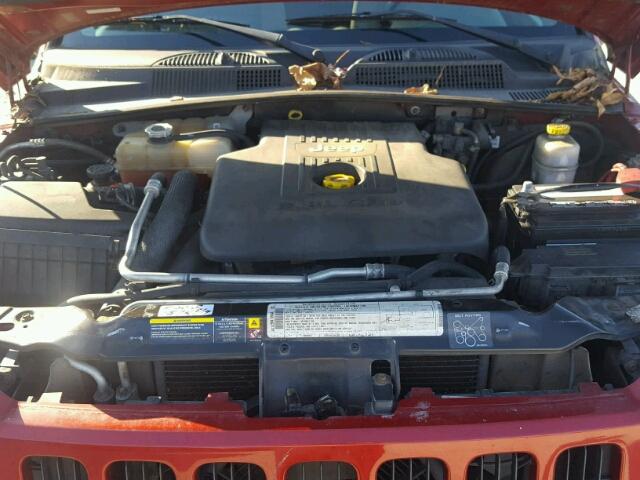 1J4GL485X6W149772 - 2006 JEEP LIBERTY SP RED photo 7