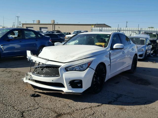 JN1EV7AP6GM301101 - 2016 INFINITI Q50 PREMIU WHITE photo 2